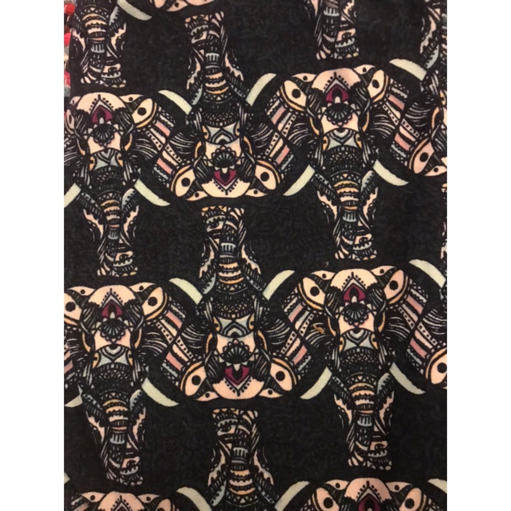 HTF OS LuLaRoe Elephant leggings